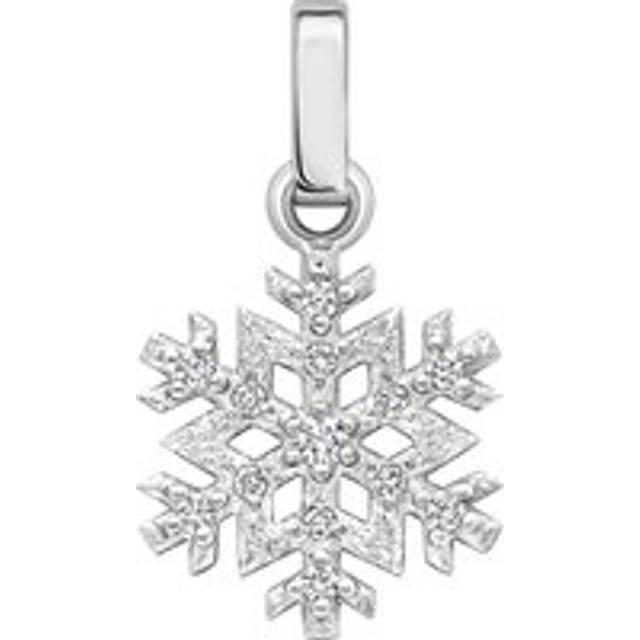 Faberge Heritage 18ct White Gold Diamond Snowflake Charm