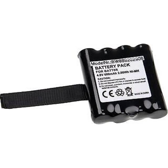 Vhbw - Replacement Battery compatible with Uniden GMR2089, GMR2099, GMR2238, GMR2240, GMR2838, GMR2872 Radio, Walkie-Talkie (600mAh, 4.8V, NiMH)
