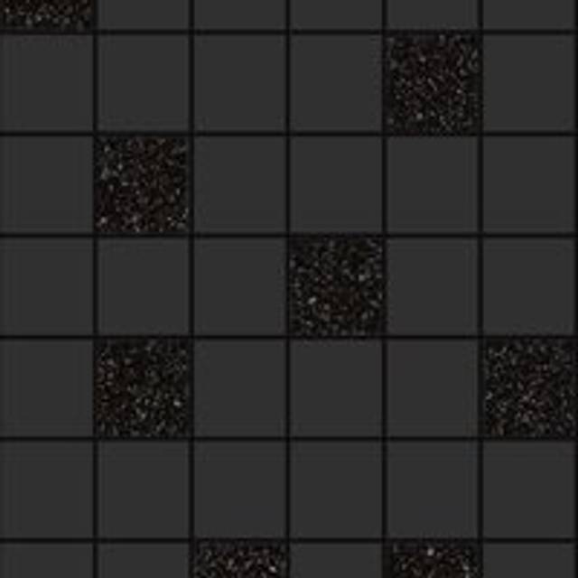 Granite Tile Kitchen Bathroom Embossed Glitter Wallpaper - Black - One Size