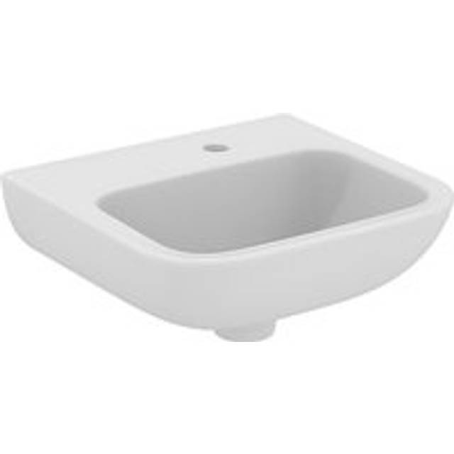 Armitage shanks portman 21 wall hung cloakroom basin no overflow 400mm 1 rh tap