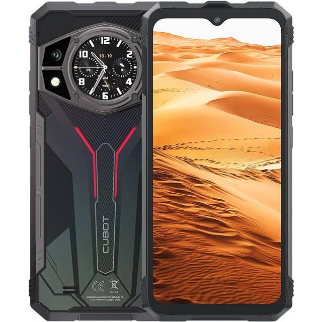 Cubot KINGKONG AX, Ultra-thin Rugged Smartphone Android 14, Helio G99, 24GB RAM(12+12GB), 256GB ROM,
