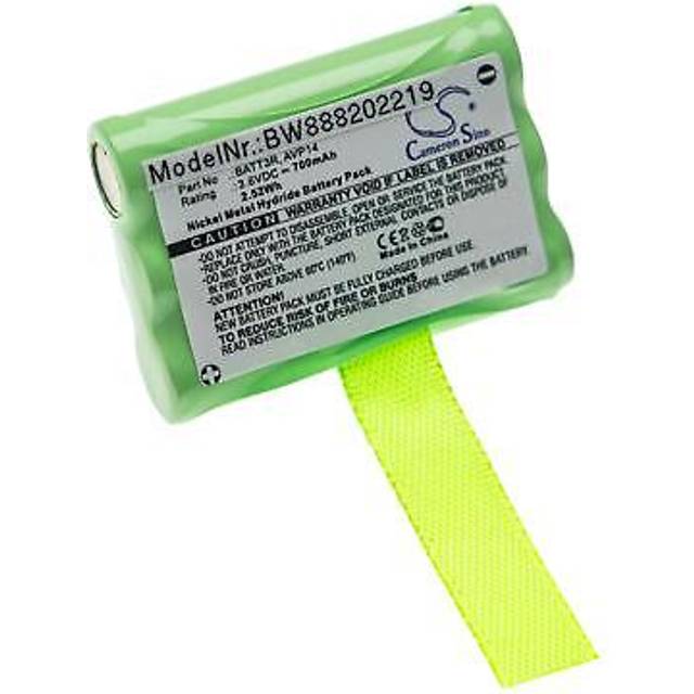Vhbw - Replacement Battery compatible with Midland X-Talker T51, T55, T61, T65 Radio, Walkie-Talkie (700mAh, 3.6V, NiMH)