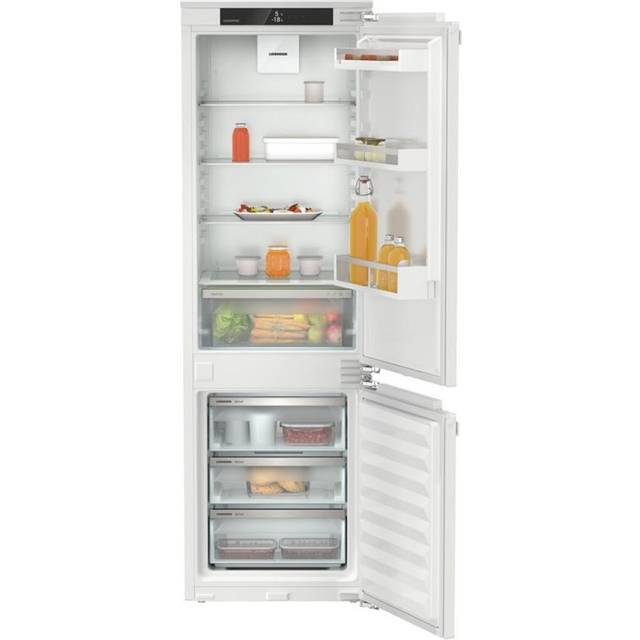 Liebherr Pure ICNe5103 177cm High 70/30 Integrated Frost Free Fridge Freezer with Fixed Door Fixing Kit - White - E Rated