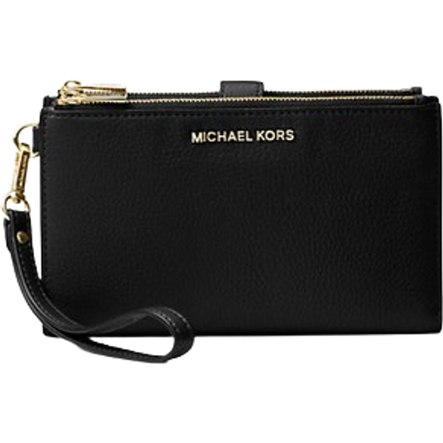 Michael Kors för kvinnor. 32T7GAFW4L Adele plånbok svart (OSFA), Casual, Hud - Svart, Läder (OSFA)