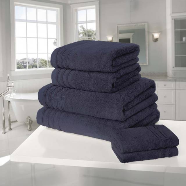 Lewis's So Soft Zero Twist Towel Range - Navy/Indigo - Hand Towel | TJ Hughes Navy