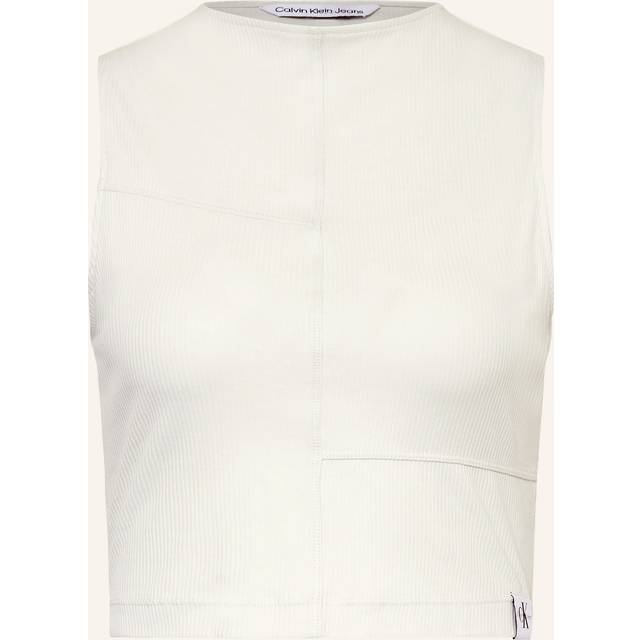 Tank top Calvin Klein Jeans Seaming Rib Tank Top Icicle XS