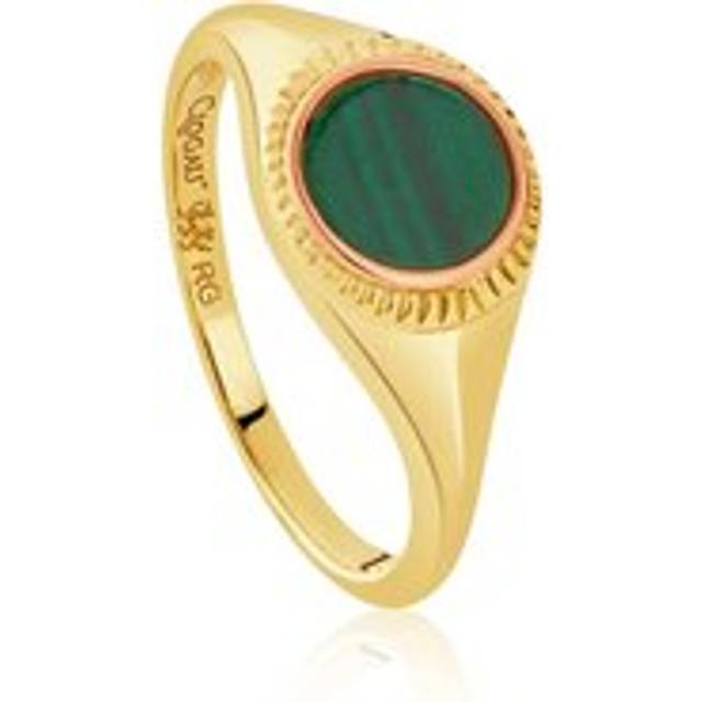 Clogau Reflections Of Padarn 9ct Gold Malachite Ring - M