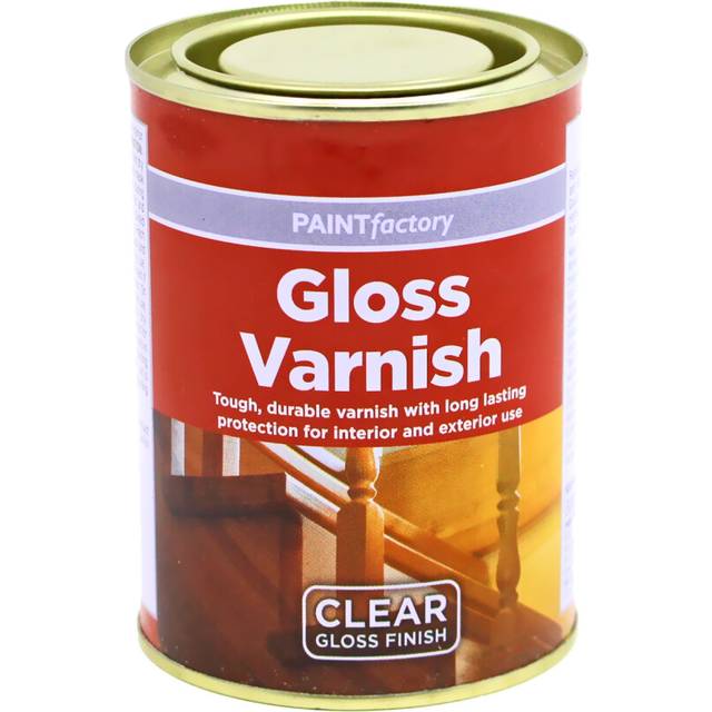 Paint Factory 300ml Varnish Clear Gloss Finish Interior/Exterior Protection
