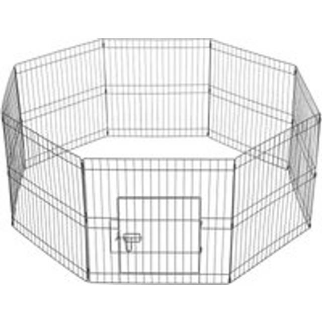 Yaheetech - 8 Panel Puppy Pen Pet Dog Exercise Playpen Rabbit Fence Enclosures Run Cage