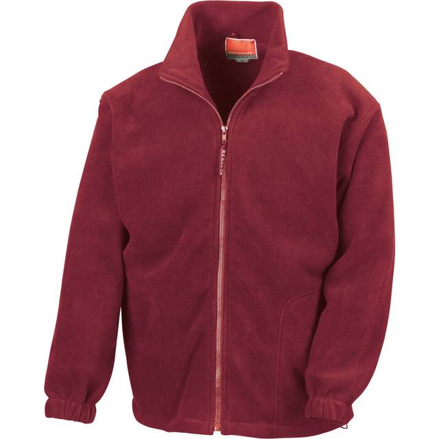(XS, Burgundy) Result Mens Polartherm Fleece Jacket