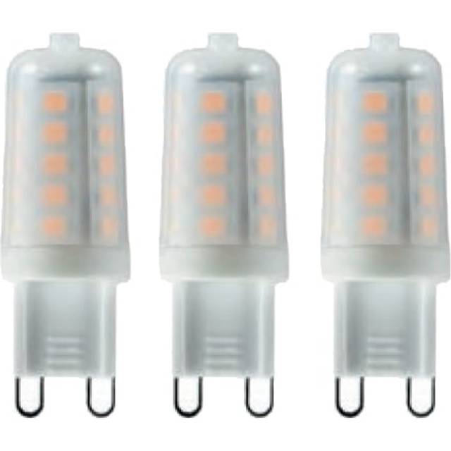 Forum Dimmable G9 LED Frosted Lamp 3.5W 4000K Pack of 3