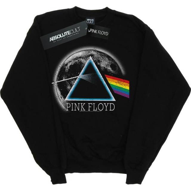 Dark Side Of The Moon Distressed Sweatshirt - Black - L