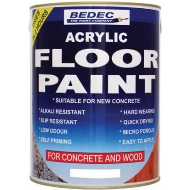 Bedec Acrylic Water Based Floor Paint - Tile Red - 20 Litres