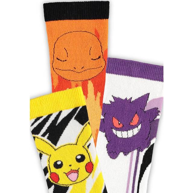 Pok&#xE9;mon - gaming Strumpor - Pikachu Charmander Gengar Strumpor - EU 39-42 EU 43-46 - f&#xF6;r  flerf&#xE4;rgad