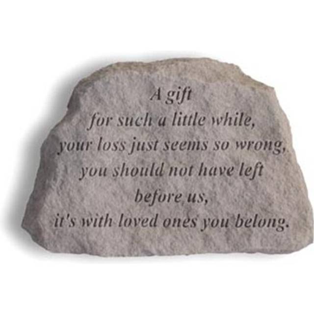 Kay Berry- Inc.  A Gift For Such A Little While - Memorial - 6 Inches x 5 Inches