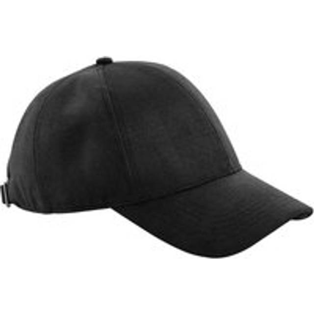 (One Size, Black) Beechfield Unisex Adult 6 Panel Faux Suede Cap