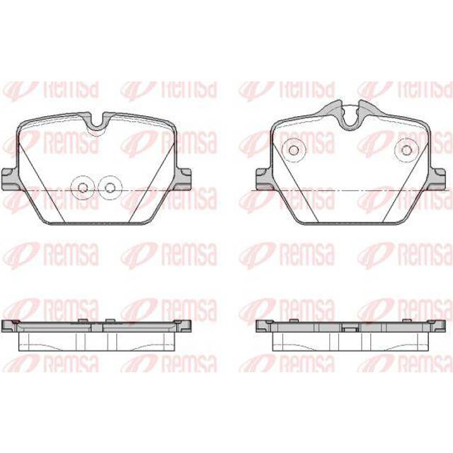 Bromsbelägg Remsa - BMW - 3-SERIE-serie, I4, I4 xdrive, Z4 g29, G22, G23, 2-serie, G26 xdrive, 4-serie g26. Toyota - Supra