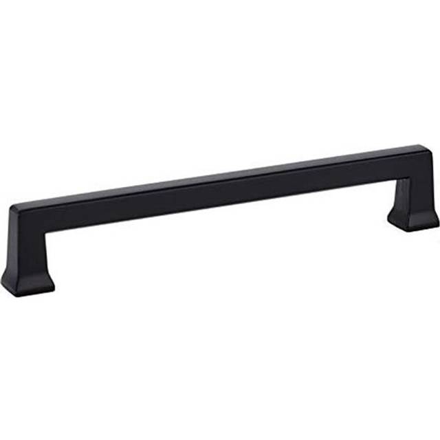 Emtek 86426US19 6 in. Alexander Cabinet Pull, Flat Black