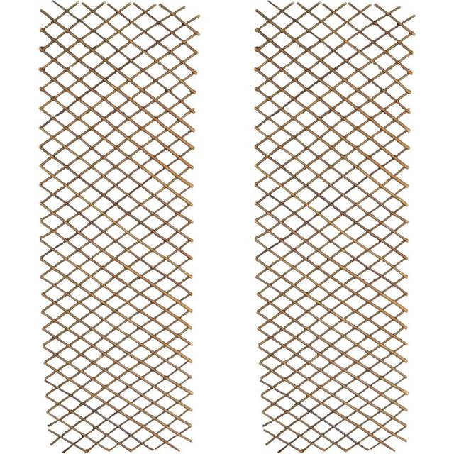Set of 2 Expanding Willow Trellis (180cm x 60cm)