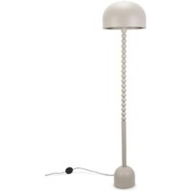 Valuelights - Clement Grey Pebble Abstract Floor Lamp with Dome Lampshade Living Room Hallway Light