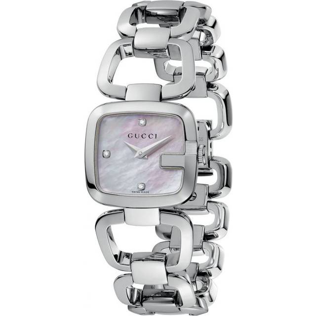 Gucci Womens YA125502 Silver Ladies Mother of Pearl Watch - One Size