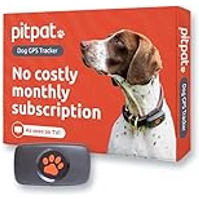 Pitpat dog gps tracker. full satellite-tracking with unlimited range black