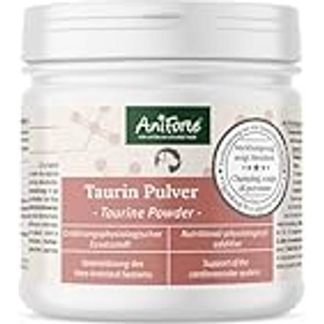 AniForte Taurin för hundar 100 g – 100 % ren, aminosyror stöder försvar och cellmetabolism, för att upprätthålla hjärtfunktion och hjärtvårdssystem