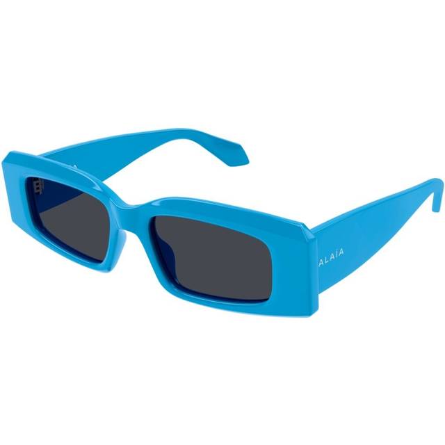 Azzedine Alaia AA0078S 003 Women's Sunglasses Blue Size 53 - Light Blue (53)