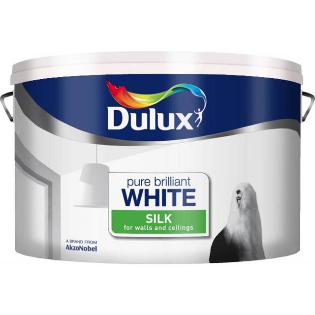 Dulux Silk 10L Pure Brilliant White - 304320