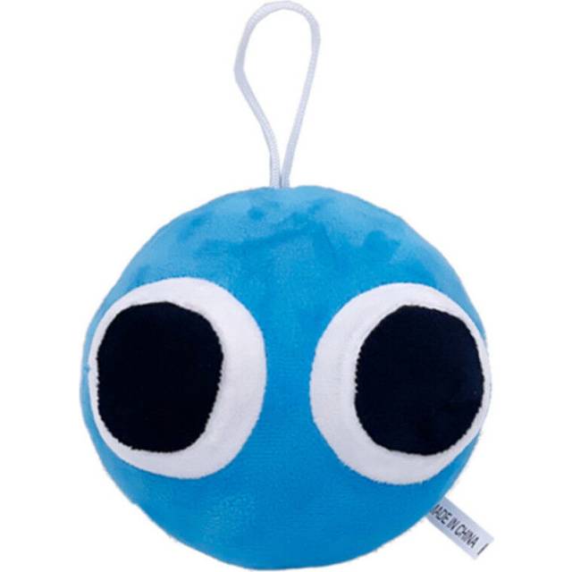 (Ant head sky blue 11cm-61g) Kids Roblox Rainbow Friends Plush Toy Premium Stuffed Soft Doll Birthday Gift UK