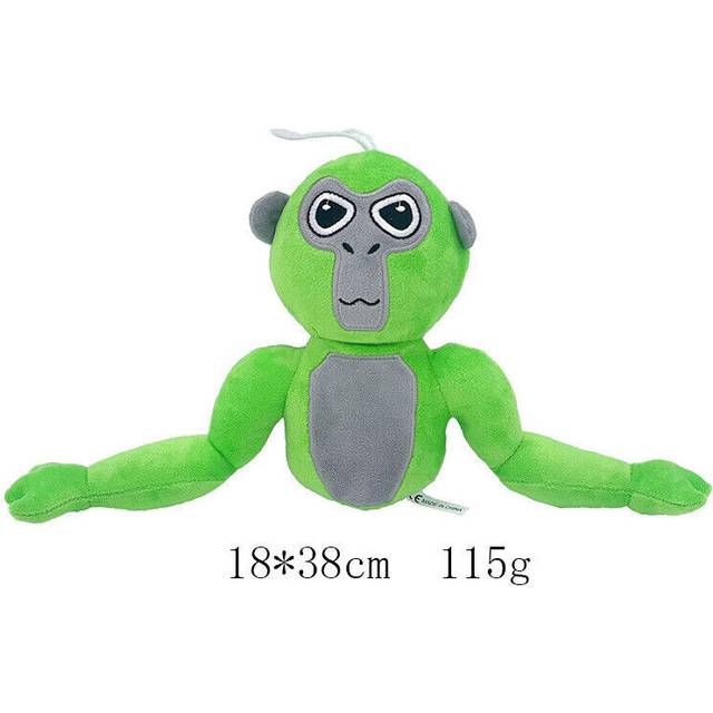 (Green) NEW Gorilla Tag Plush Monkey Stuffed Animal for Kids Birthday Xmas Gifts UK