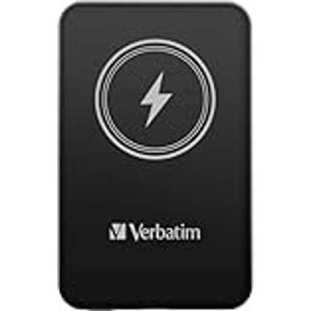 Verbatim Charge 'n' Go Magnetic Wireless Power Bank 5000mAh Black