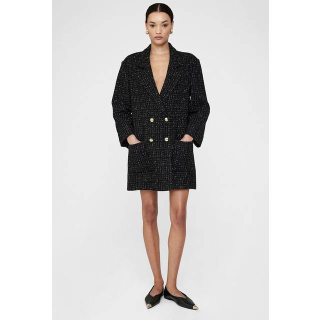 Anine Bing Katharine Tweed Mini Dress - XS - Multi
