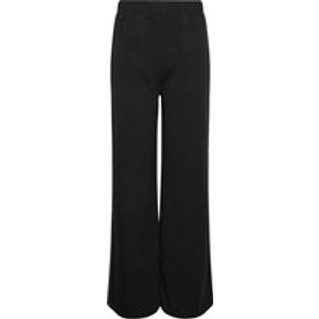 Lts Tall Black & Khaki Green Side Pipe Detail Wide Leg Trousers Ex Long > 18 Lts | Tall Women's Wide Leg Trousers - Ex Long 18