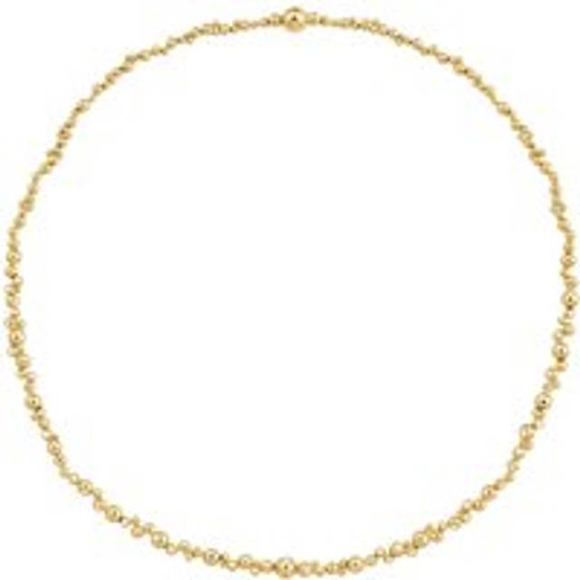 Georg Jensen Moonlight Grapes 18ct Yellow Gold Diamond Slim Necklace - S