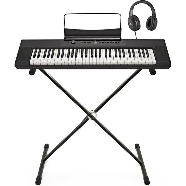 SDP-1 Portable Digital Keyboard by Gear4music + Stand and Headphones