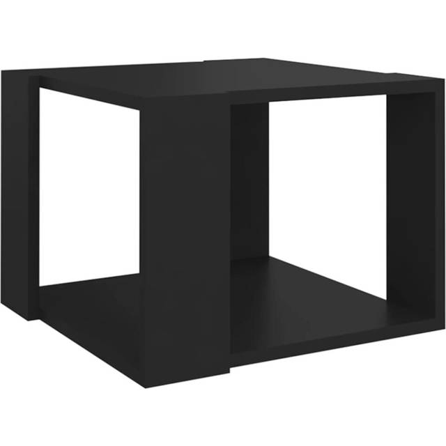 vidaXL Coffee Table Black 40x40x30 cm Engineered Wood