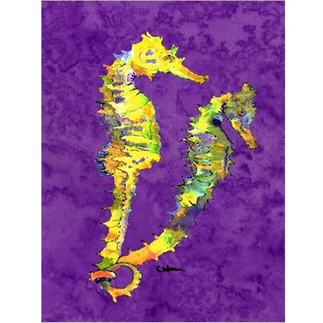 Seahorse Canvas Flag - House Size, 28 x 40 in.
