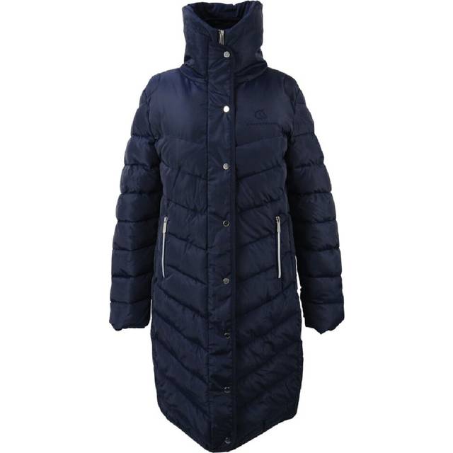(XL, Navy) Coldstream Womens/Ladies Kimmerston Long Quilted Coat