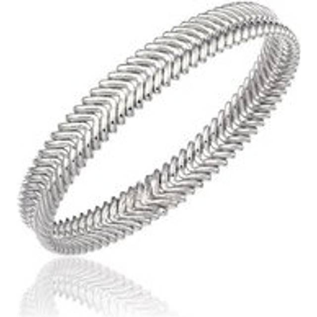 Chimento Armillas 18ct White Gold Arrow Head Bangle - S/M