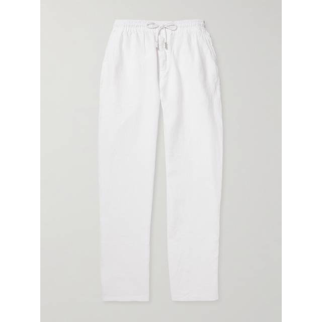 Vilebrequin - Pacha Straight-Leg Linen Drawstring Trousers - Men - White - XL