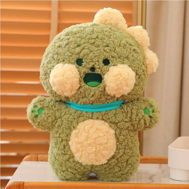 (Green) Series Candy Cotton Dino Dinosaur Bunny Plushie Children Stuffed Toy Dinosaur