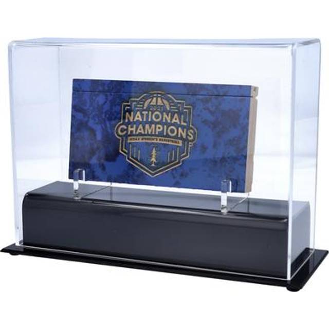 Stanford Cardinal 3" x 5.5" 2021 Women's Basketball National Champions Engraved Game-Used Basketball Court from the Final Four with Stand