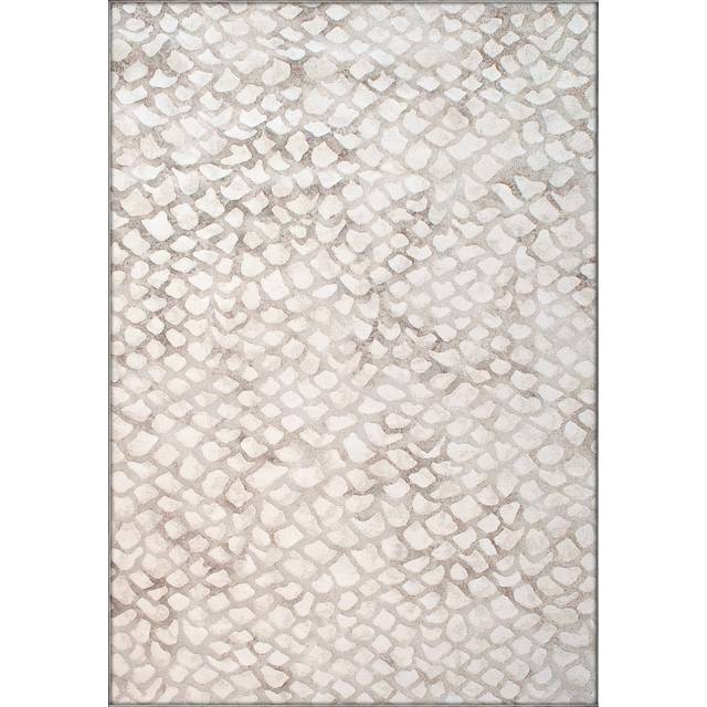 Anne Klein Women's The Illusions Contemporary Modern Rug Collection in Ivory size 2X3.11