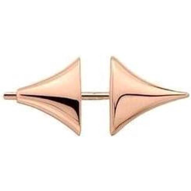 Shaun Leane Rose Thorn Single 18ct Rose Gold Plated Sterling Silver Medium Bar Earring D - Rose Gold