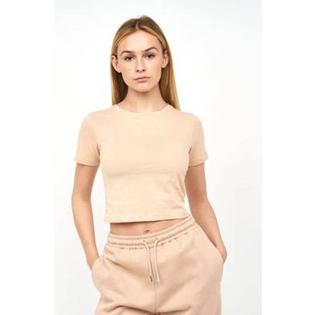 Juice Ladies Tilly Crop T-Shirt New Stone - M
