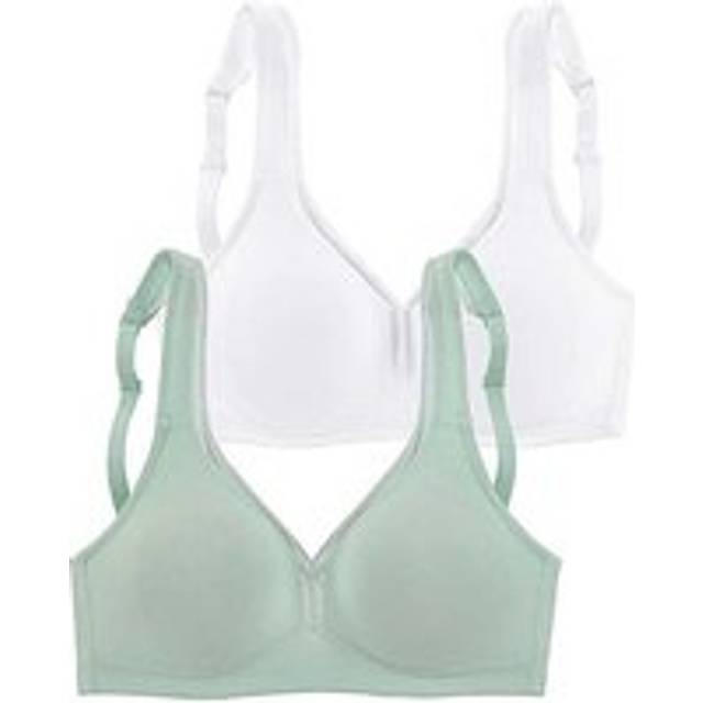 Petite Fleur Pack of 2 T-Shirt Bras - White