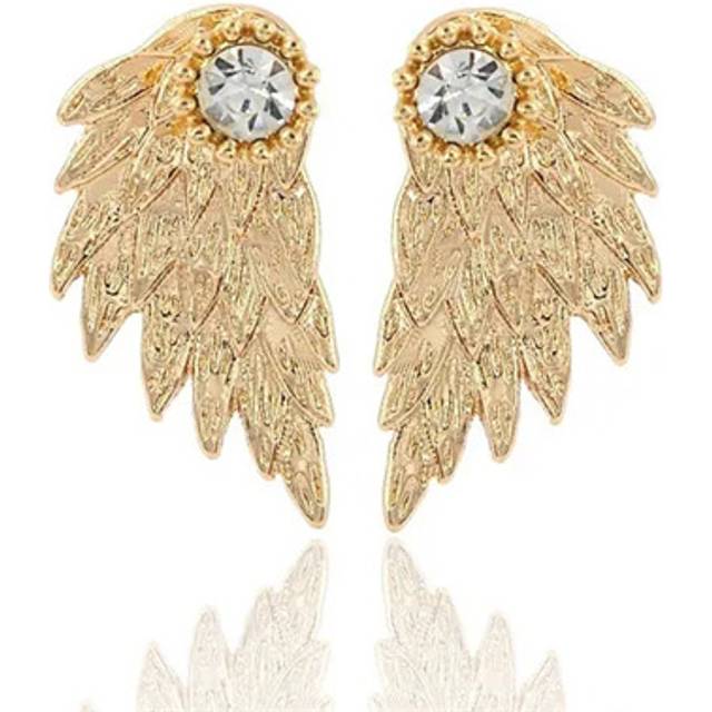 (Gold) Vintage Charm Triangle Fold Geometry Stud Earrings for Women