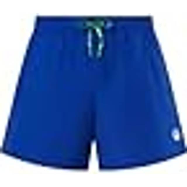 North Sails Bomuld Grundlæggende Strandtøj Med Filtlogo Patch - Blå