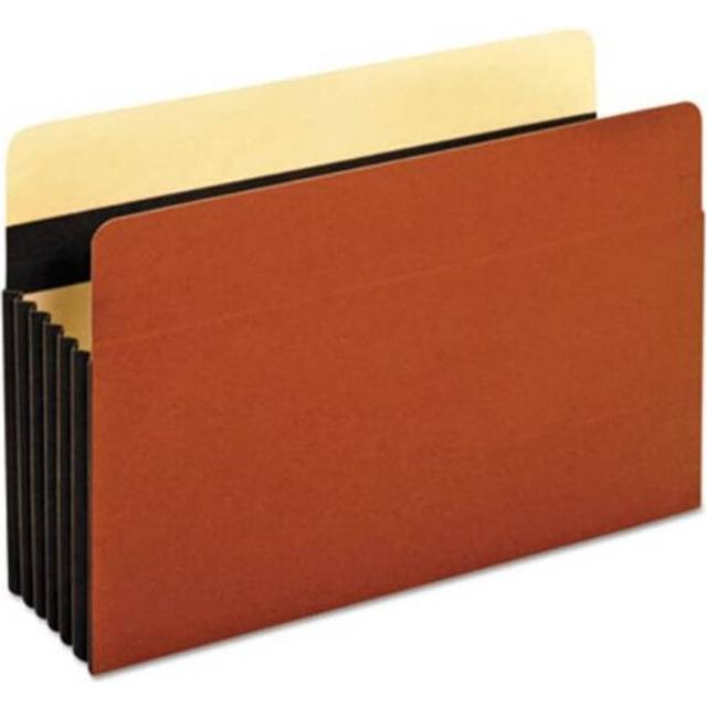 Pendaflex PFXC1536GHD 5.25 in. Heavy-Duty File Pockets with Expansion, Legal Size, Brown - Pack of 10